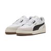 Sneaker PUMA "Shuffle Downtown Sneakers Erwachsene", Gr. 48, schwarz-weiß (weiß schwarz vapor gray), Obermaterial: Textil, Synthetik, Kuhleder; Futter: Textil; Innensohle: Textil; Laufsohle: Gummi, Schuhe