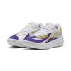 Sneaker PUMA "All-Pro NITRO™ LA Basketballschuhe Erwachsene", Gr. 40, team violet pelé gelb lila, Obermaterial: Synthetik, Textil; Futter: Textil; Innensohle: Textil; Laufsohle: Gummi, Schuhe