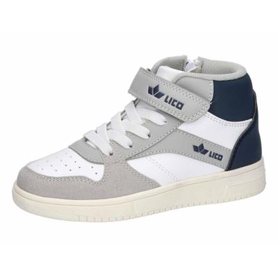 Klettschuh LICO "Freizeitstiefel Chad VS High", Kinder, Gr. 34, weiß, Synthetik, Schuhe Image