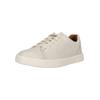 Sneaker CLARKS "Un Costa Lace", Herren, Gr. 42, weiß, Leder, sportlich, Schuhe, im schlichten Look mit Barfußkomfort