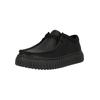Schnürschuh CLARKS "Torhill", Herren, Gr. 45, schwarz, casual, Schuhe, mit robuster gerippter Sohle