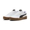 Sneaker PUMA "Carina 3.0 Sneakers Damen", Gr. 37.5, schwarz-weiß (weiß schwarz), Obermaterial: Leder, Synthetik; Futter: Textil; Innensohle: Textil; Laufsohle: Gummi, Schuhe