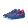 Sneaker PUMA "Stewie 4 Night Vision Basketballschuhe Damen", Gr. 37, vivid blau electric peppermint grün, Obermaterial: Synthetik; Futter: Textil; Laufsohle: Gummi, Schuhe