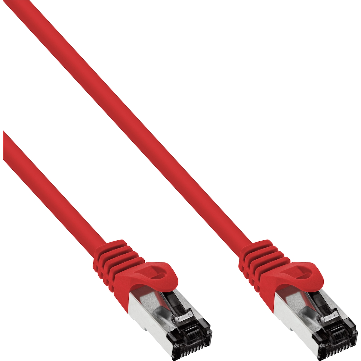InLine® Patchkabel, S/FTP (PiMf), Cat.8.1, 2000MHz, halogenfrei, rot, 3m Image