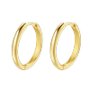 Hey Happiness Basic Klassische Creolen, aus 925er Silber Gold 1 pair Damen