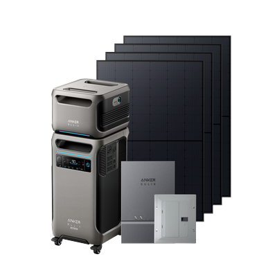 Anker SOLIX F3800 Plus + Expansion Battery + Smart Home Power Kit + 4Ã— 410W Rigid Solar Panel