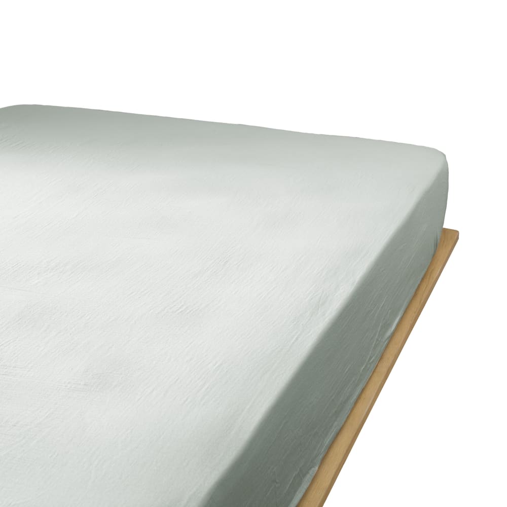 Drap housse gaze de coton unie 180x200 cm