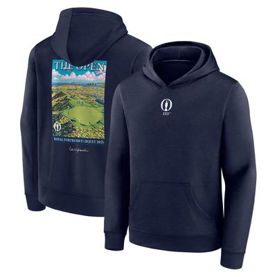 The Open 153. Royal Portrush Lee Wybranski's Calamity Corner Grafik-Hoodie – Kinder Image