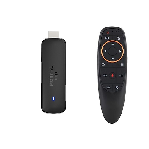 Mortal Android 14 TV Stick Full HD 4K 1080p Wi-Fi 6 Google Voice Netflix YouTube Q8 BT5 24 fps decodifica video wireless lettore multimediale