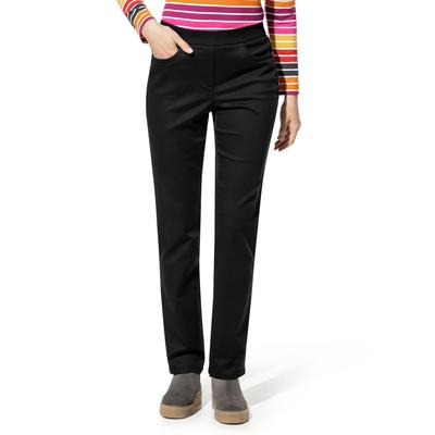Walbusch Damen Thermo-Bügelfrei Baumwoll-Hose Schwarz Image