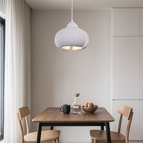 Hängeleuchter aus Metall im modernen Stil, Lampenschirm für Pendelleuchte mit kreativer Persönlichkeit, Beleuchtungskörper zur Dekoration des Schlafzimmers und Wohnzimmers Image