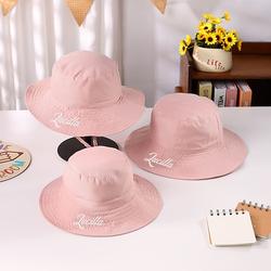 Fischerhut für Kinder mit personalisiertem Namen, individuelles Outdoor-Geschenk, bestickter Sonnenhut mit individueller Schriftart und Farbe, schnelltrocknende, atmungsaktive Kappe für Kinder von 0–8