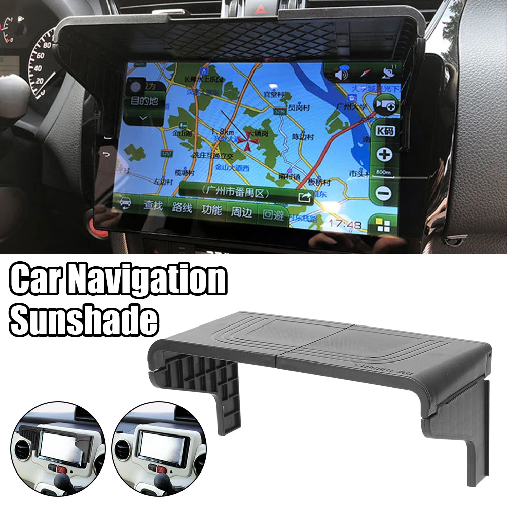 Display-Visier, Innenzubehör, Auto, GPS, Navigation, Sonnenschutz, GPS, blendfreier Schild, 7–12 Zoll