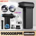 990000 giri/min Mini Turbo Jet Fan Spolverino elettrico Velocità del vento regolabile Turbo Violento Ventilatore ricaricabile con pulizia leggera dell'auto