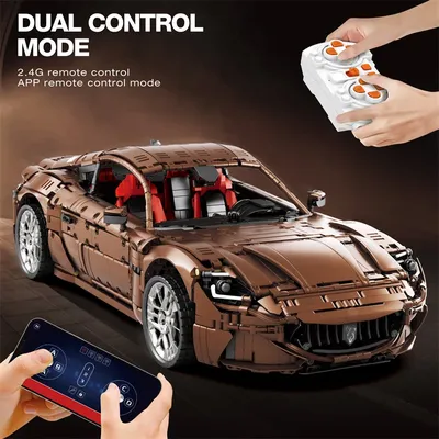 5480 stücke MOC Technische 1:8 RC Sport Auto GranTurismo Bausteine Ziegel Modell Montage Spielzeug für Jungen Geburtstag Geschenk Set Image