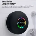 Mini Bluetooth Doccia Peaker Impermeabile Led Altoparlante Bluetooth portatile luminoso colorato, Doccia da spiaggia e Altoparlante wireless domestico