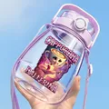 Tazza d'acqua italiana Brainrot Potbelly con vetro Cartoon Tazze per sport all'aria aperta estivi con bottiglia per bere in cannuccia Regalo per ragazza ragazzo