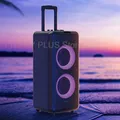 Altoparlante portatile da 100 W Bluetooth 4D Sound Box Bass profondo Partybox con microfono wireless RGB USB AUX ottico per Karaoke all'aperto a casa