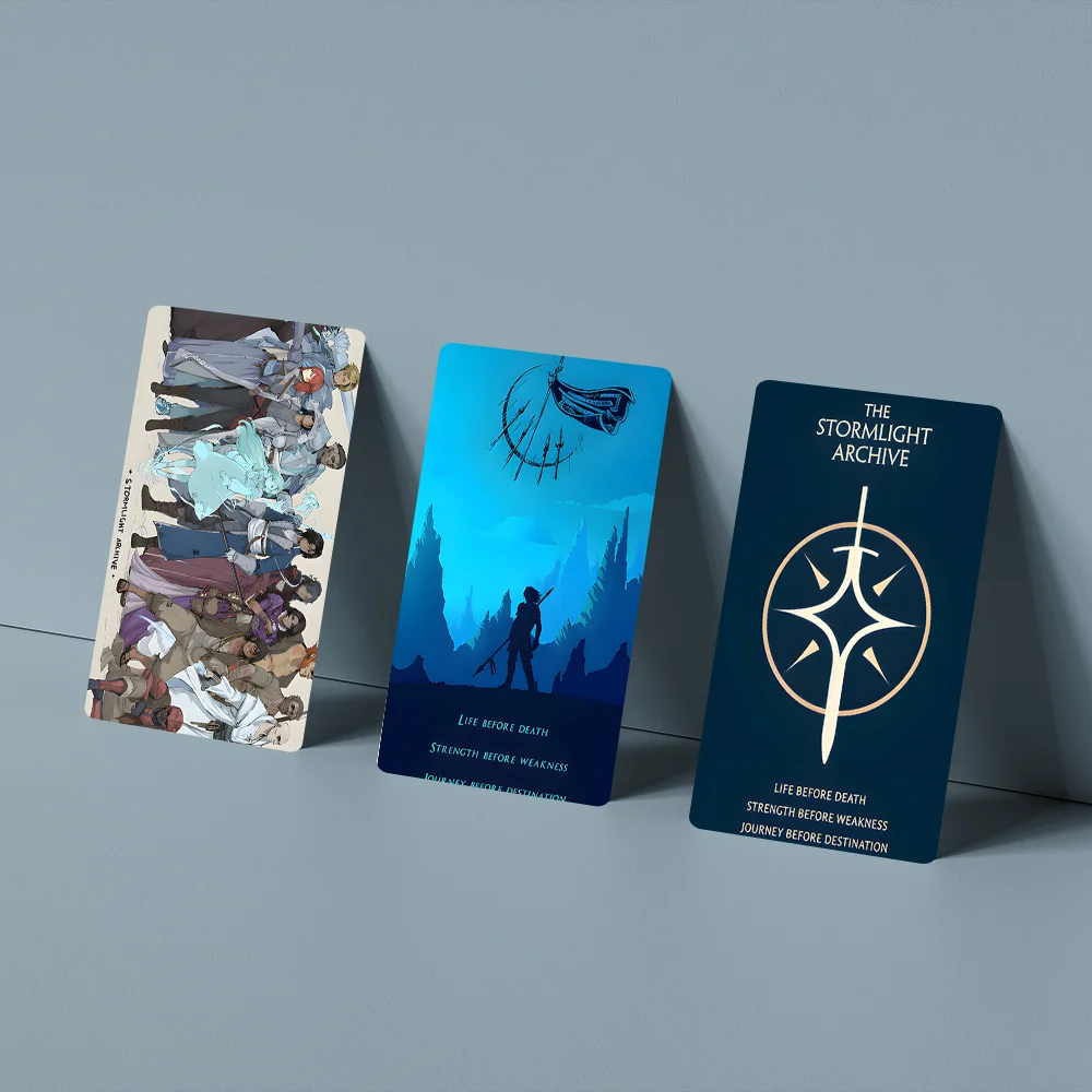 The Stormlight Archive Knights Aufkleber für Debit Bank Kreditkarten Metro Bus Pass Aufkleber Dekoration Abdeckung 4 Stück Kartenhaut Image