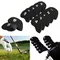 10Pcs/set Golf Iron Head Covers Iron Golf Club Protective Black/Red/Blue Golf Club Iron Head Protector Golf Accessories