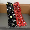 Sanrio Hello Kitty Batman Y2k Herbst Pyjama Hosen Cartoon Hip Hop Damen Warm Casual Plüsch Weihnachten Stil Flanell Niedliche Hosen Kleidung