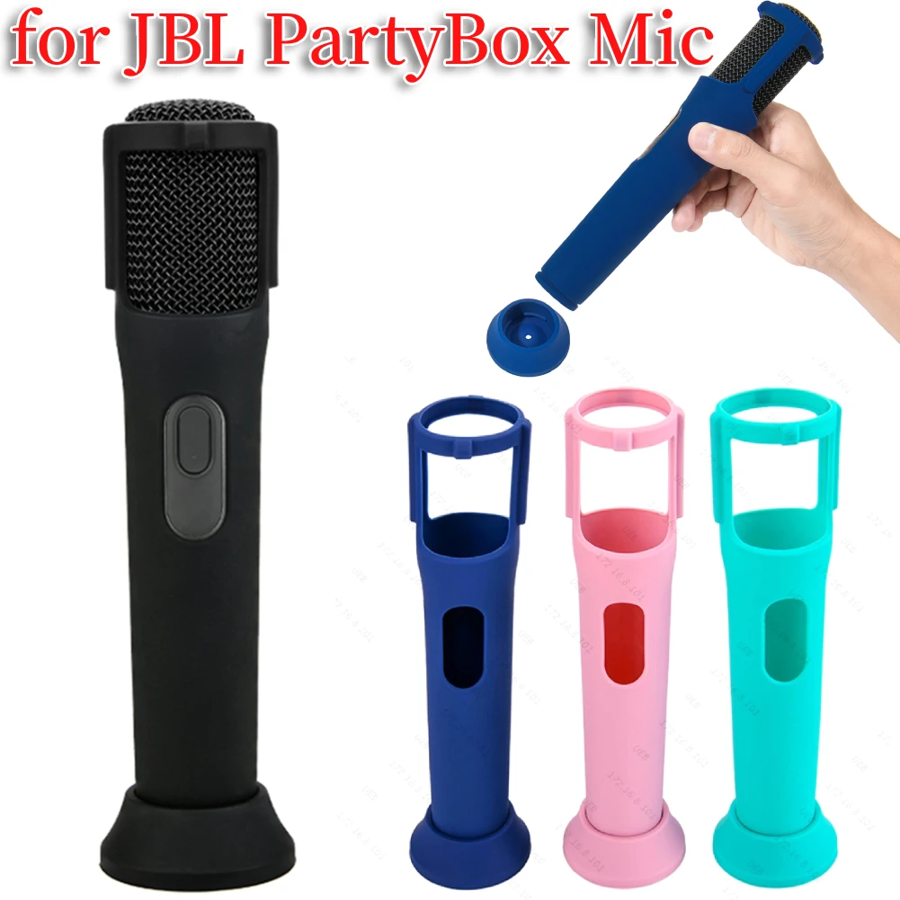 Silikonhülle Schutzhülle Mikrofonständer Mikrofonhülle für JBL PartyBox Wireless Mic Zubehör Image