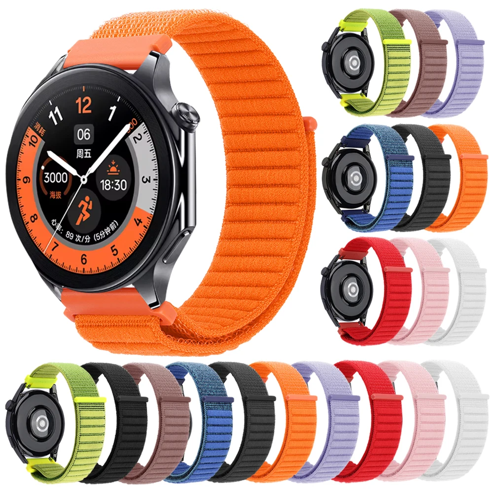 22mm Armband für Realme Watch 3 2 S Pro Nylon Ersatzarmband für OnePlus Watch 2/Xiaomi Realme Watch 3 2 S Pro Sportbänder Image