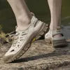 Sommersport-Herrenschuhe, atmungsaktives und trendiges Design, bequemes Strandwandern im Freien, Größe 38–46, Übergröße, hochwertige Schuhe für Jugendliche