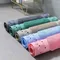 Tapis de bain antidérapant en PVC avec ventouse, bosses de Massage, tapis de salle de bain à séchage rapide, tapis de sécurité de douche, tapis de salle de bain à Drainage fort