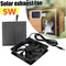 High-end Pet House Kühlung Solar Panel Gehäuse Fan Für Wohnwagen Camper Toiletten Tragbare Belüftung Abluftventilator Für Haustier Hund