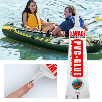60ML PVC Adhesive Inflatable Boat Repair Glue SUPs Repair Glue Tubes Inflatable Boat Paddle Board Kayak Tube Repair Glue ﻿