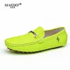 MAEDEF Herren-Loafer, weiche PU-Lederschuhe, flache Fahrschuhe für Herren, weiße Slipper für Herren, Größe 48, Herrenschuhe, Mokassins