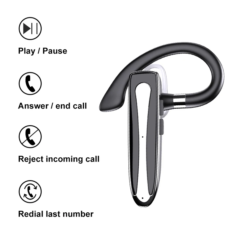 EARDECO Business Auriculares Bluetooth Headset Drahtlose Kopfhörer Mit Mikrofon Büro Kopfhörer Fone De Ouvido Audifonos Con