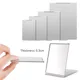 Aluminum Folding Mirror Pocket Mini Portable Makeup Mirrors Travel Hand Small Mirror Vanity Foldable Compact Cosmetics Tools
