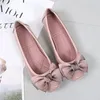 Elegante Party-Damen-Flache Schuhe, glänzend, schwarz, flach, rutschfest, Leder, lässig, Slip-On, Angebot 2025, Sommer, junge Damenschuhe