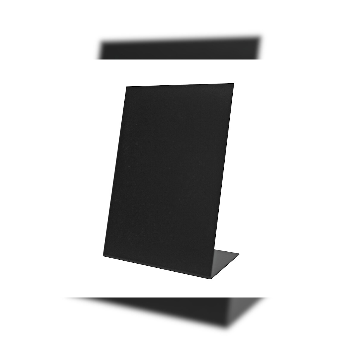 Schneider - Tischaufsteller, PVC schwarz, DIN A4: 210 x 297 mm Image