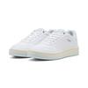 Sneaker PUMA "Court Classy Sneakers Damen", Gr. 37, weiß sea glass silber blau metallic, Obermaterial: Synthetik; Futter: Textil; Innensohle: Textil; Laufsohle: Gummi, Schuhe