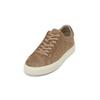 Sneaker MARC O'POLO "aus softem Veloursleder", Herren, Gr. 47, grau (schwarz taupe), Obermaterial: 100% Leder (Rind), Schuhe