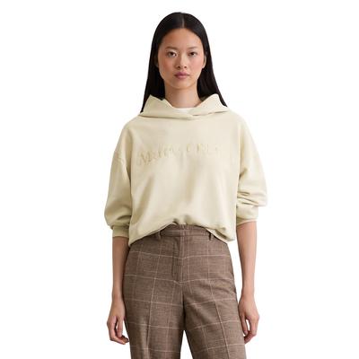Sweatshirt MARC O'POLO "aus Organic Cotton", Damen, Gr. XS, natural stone, Obermaterial: 100% Baumwolle, unifarben, sportlich, relaxed fit, Langarm Rippbündchen, Sweatshirts Image