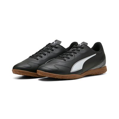 Fußballschuh PUMA "VITORIA II IT", Gr. 40, schwarz-weiß (puma schwarz, puma weiß), Synthetik, sportlich, Schuhe, für Halle und Straße Image