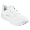 Sneaker SKECHERS "BOBS B FLEX LO", Damen, Gr. 43, weiß, Lederimitat, sportlich, Schuhe, Praxisschuh, Freizeitschuh, Sportschuh mit Memory Foam
