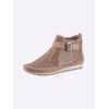 Stiefelette GEMINI, Damen, Gr. 38, rosa (altrosa), Glattleder, sportlich, Schuhe