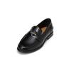 Loafer MARC O'POLO "aus Lackleder mit Münze", Damen, Gr. 39, schwarz, Obermaterial: 100% Leder (Rind), unifarben, Schuhe