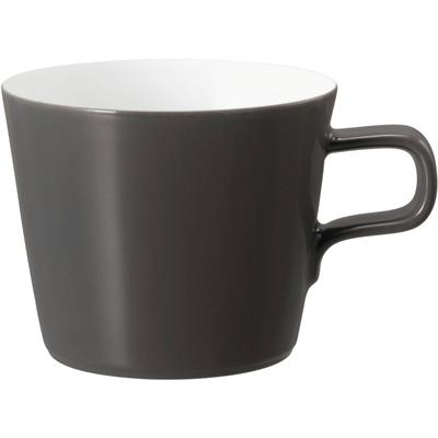 Cappuccinotasse SELTMANN WEIDEN "No Limits Moments", anthrazitfarben, weiß, B:8,70cm H:7,20cm Ø:11,50cm, Porzellan, Trinkgefäße, Cappuccino-/Teeobertasse 0,26 l Image