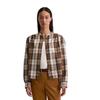 Langarmbluse MARC O'POLO "aus leichtem Organic-Cotton-Lyocell-Mix", Damen, Gr. 32, multi, warm braun, Obermaterial: 52% Baumwolle, 48% Lyocell, kariert, elegant, relaxed fit normal, Langarm, Blusen