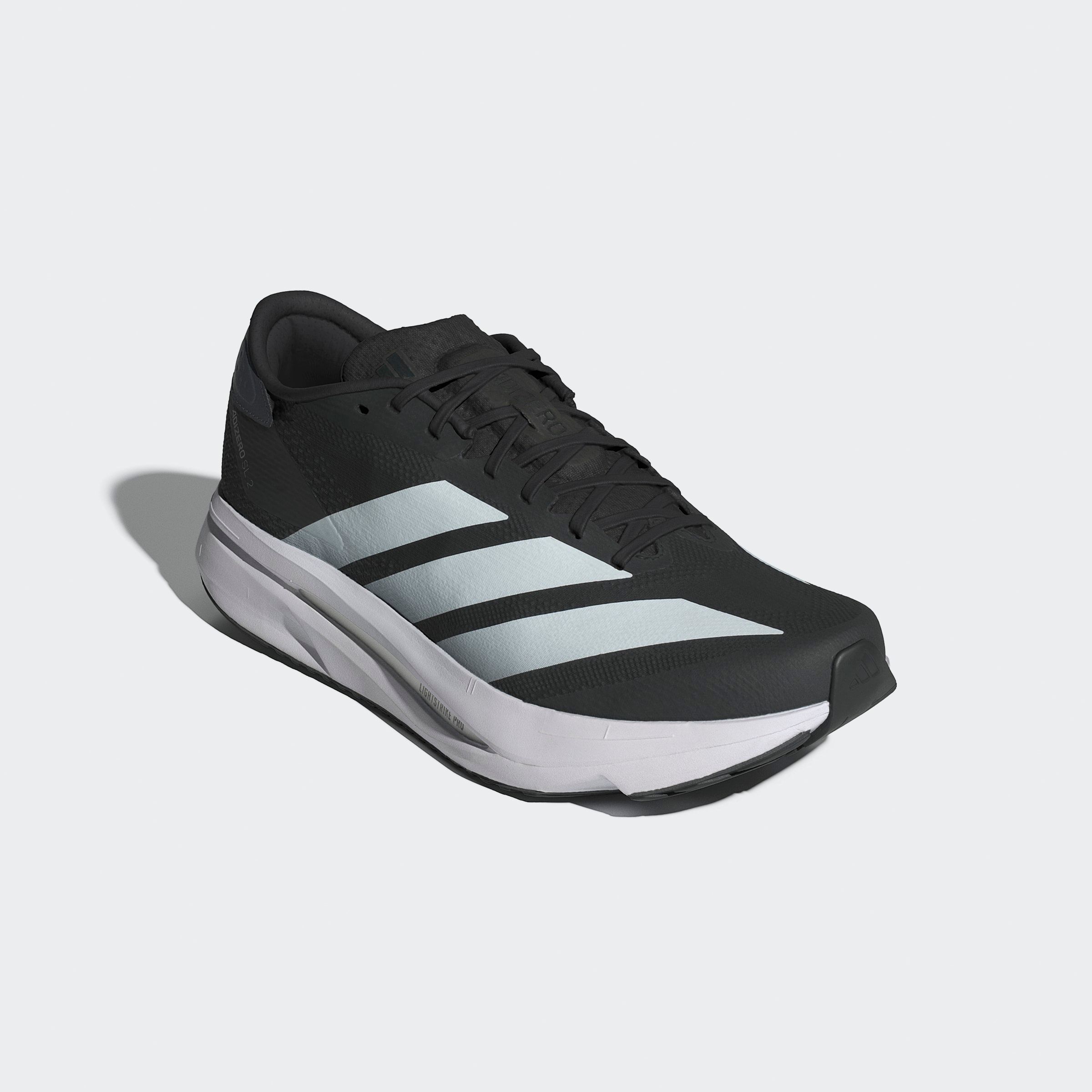 Laufschuh ADIDAS PERFORMANCE "ADIZERO SL 2", Herren, Gr. 42, schwarz-weiß (core schwarz, ftwr weiß, grau five), Textil, Schuhe Laufschuh