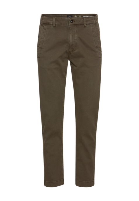 camel active Chino Gr. 35-32 in braun | Außenstoff: 84% Baumwolle