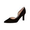 High-Heel-Pumps PETER KAISER "Peter Kaiser Pumps Veloursleder", Damen, Gr. 38,5, schwarz, Veloursleder, elegant, Schuhe