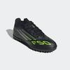 Fußballschuh ADIDAS PERFORMANCE "F50 CLUB KUNSTRASEN E KINDER", Gr. 36, schwarz (core schwarz, iron metallic, lucid lemon), Synthetik, sportlich, Schuhe, geeignet für harte Untergründe Asche und Kunstrasen