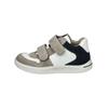 Lauflernschuh PEPINO "Pepino Halbschuhe Leder", Kinder, Gr. 24, grau (weiß, grau), Leder, casual, Schuhe